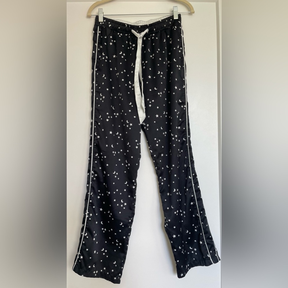 Star Satin Pajama Pants